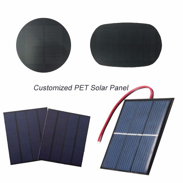 1W 2W 3W 1V 2V 3V 5V Epoxy Resin PET Mini Solar Panels 3