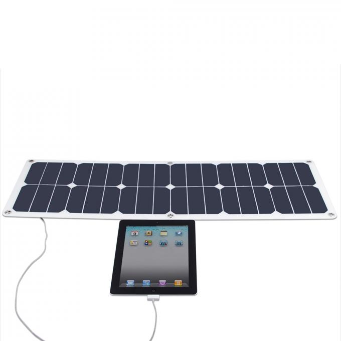 PET Laminated 40W Flexible Solar Panels For Laptop Charging 1