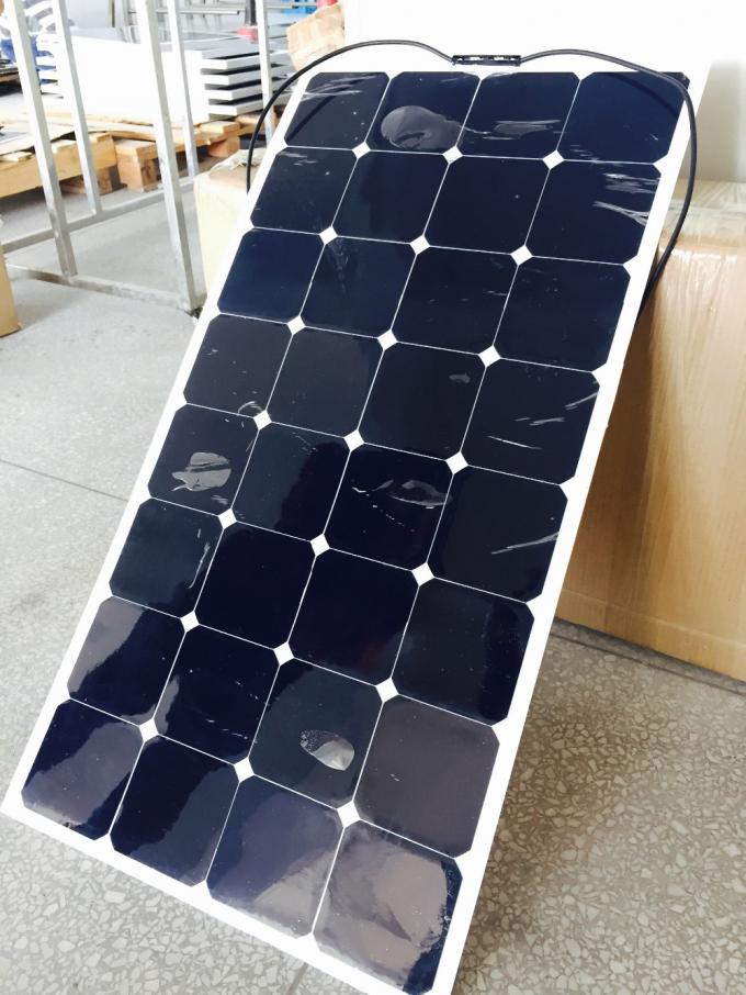 High Efficiency 100W Semi Flexible Bendable Solar Panel 0