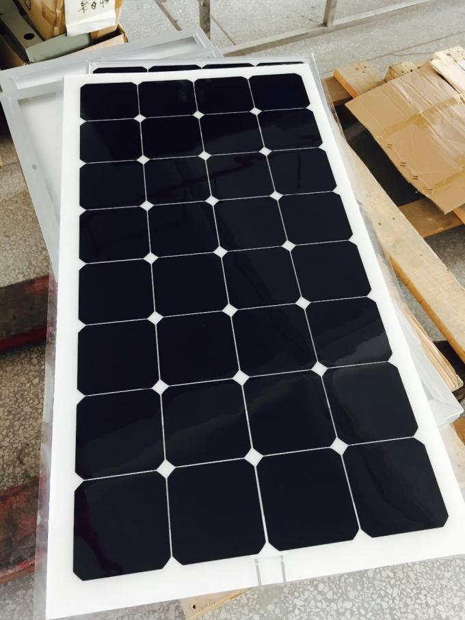 High Efficiency 100W Semi Flexible Bendable Solar Panel 1