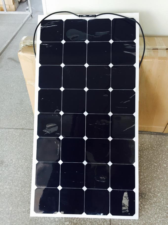 High Efficiency 100W Semi Flexible Bendable Solar Panel 2