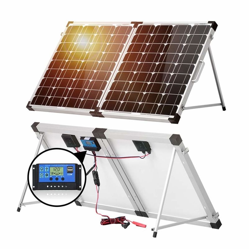 Polycrystalline Silicon Foldable 120w Portable Solar Panels
