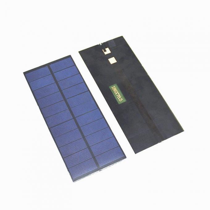2.2W 5.5V Lightweight Polycrystalline Epoxy Solar Panel 0