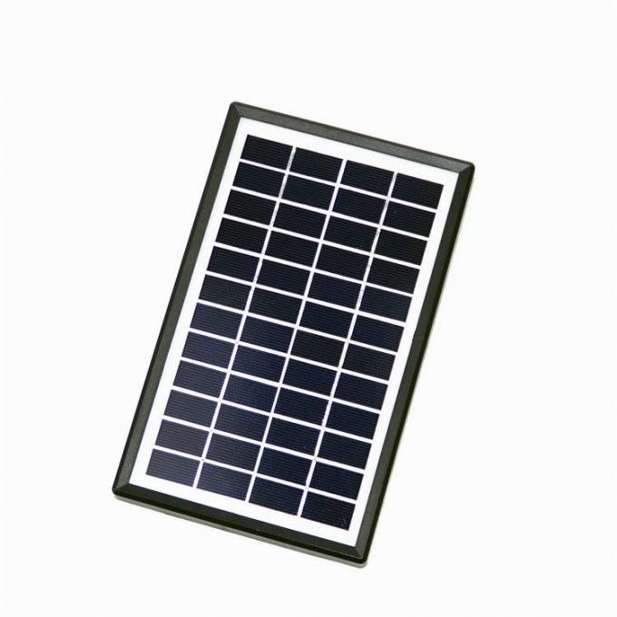 High Efficiency 13*52mm 3W 12V Glass Laminated Solar Panels 0